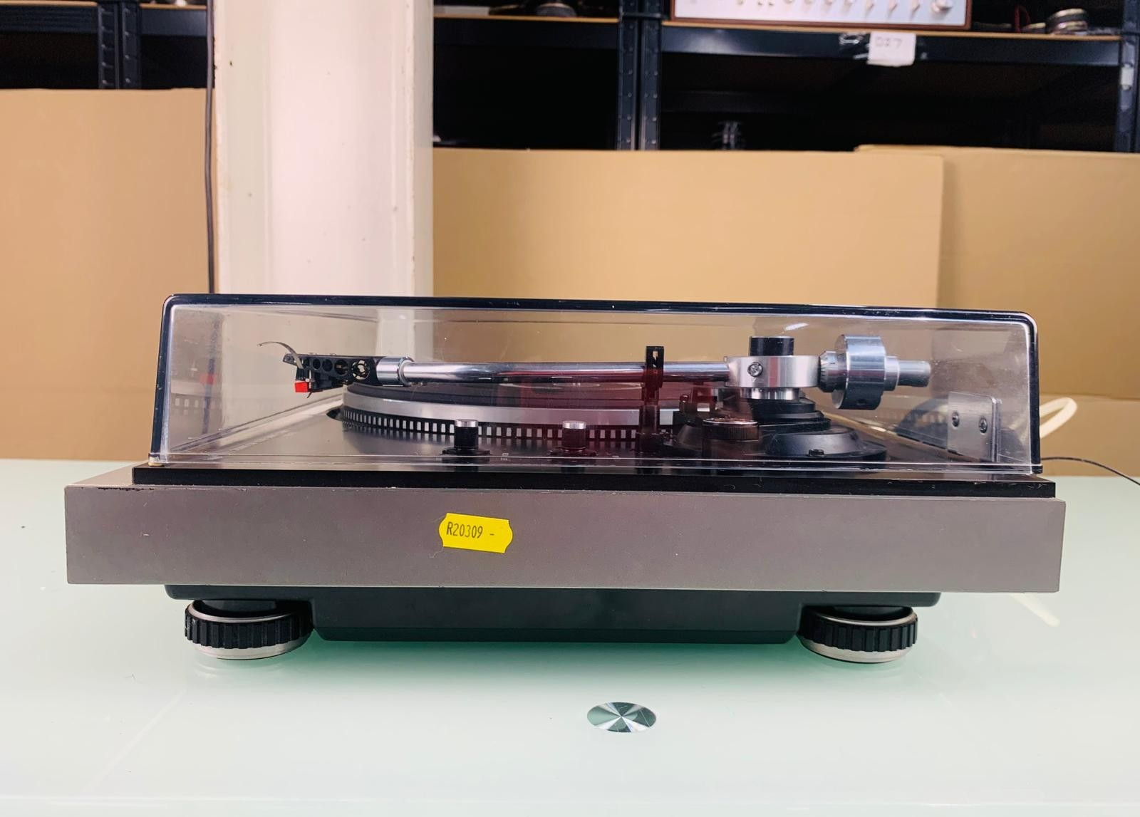 JVC JL F50 TURNTABLE WITH SHURE M75EJ TYPE 2 CARTRIDGE