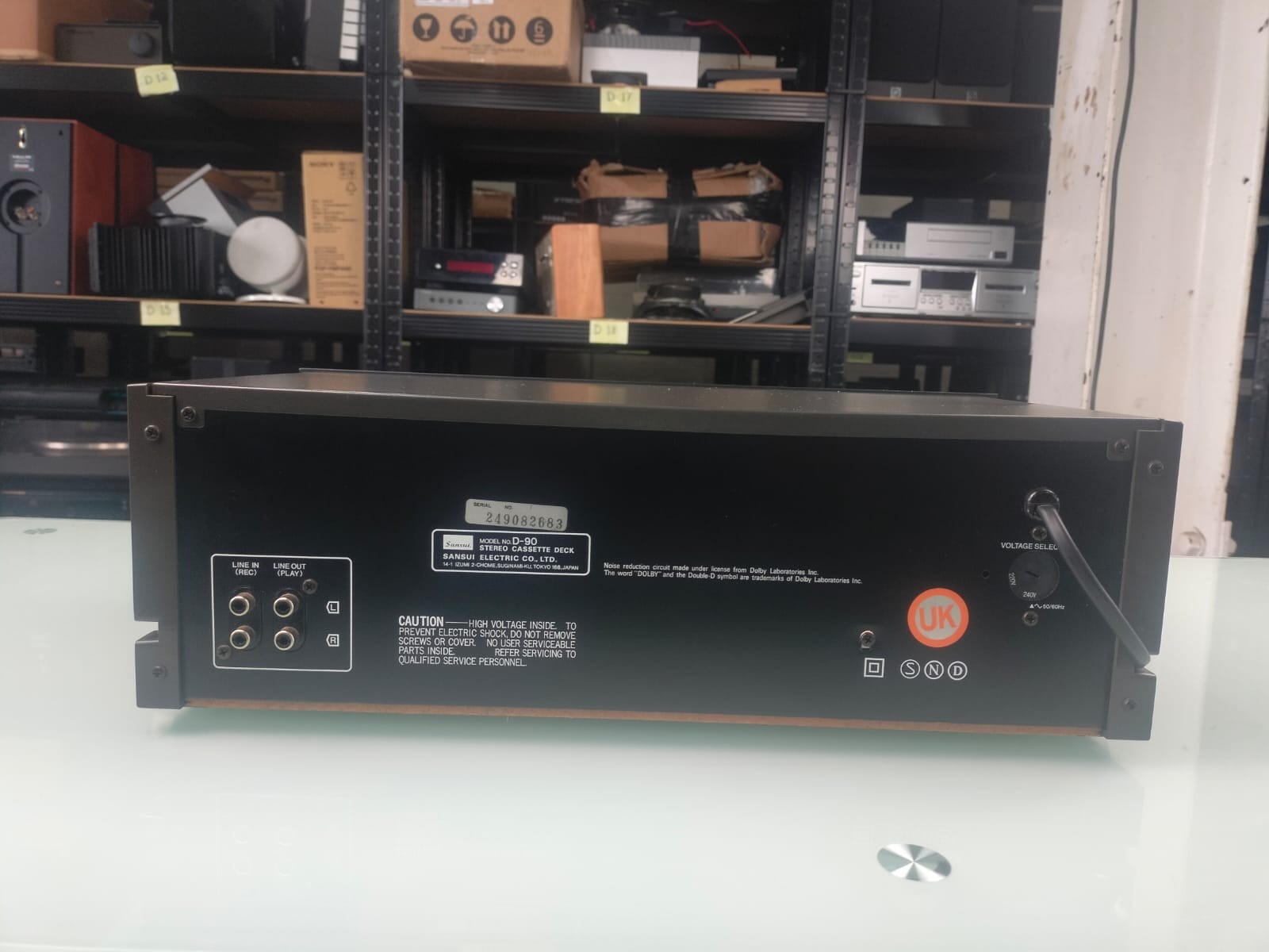 SANSUI D-90 STEREO CASSETTE DECK