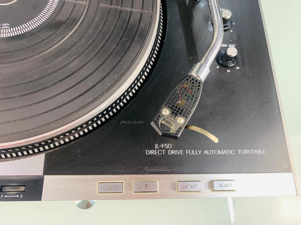 JVC JL F50 TURNTABLE WITH SHURE M75EJ TYPE 2 CARTRIDGE