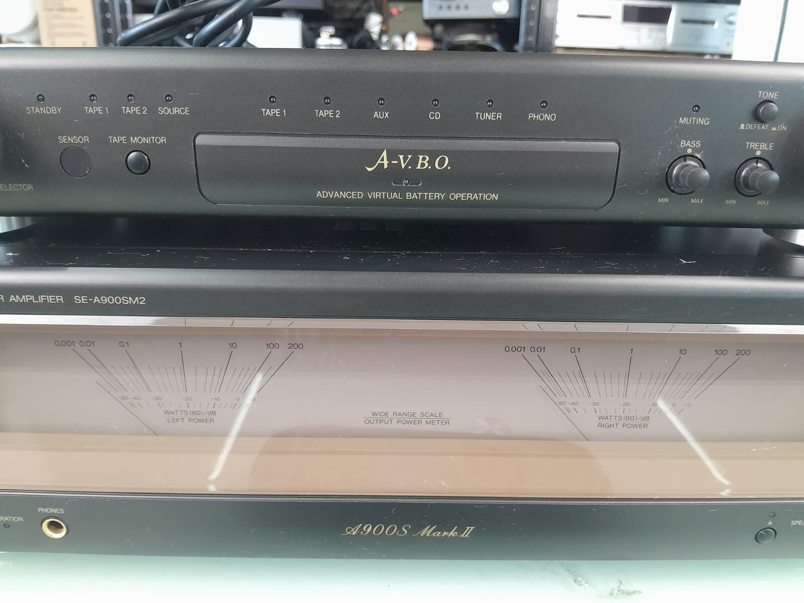 TECHNICS SU C800U M2 STEREO CONTROL & SE A900S M2 STEREO POWER AMPLIFIER