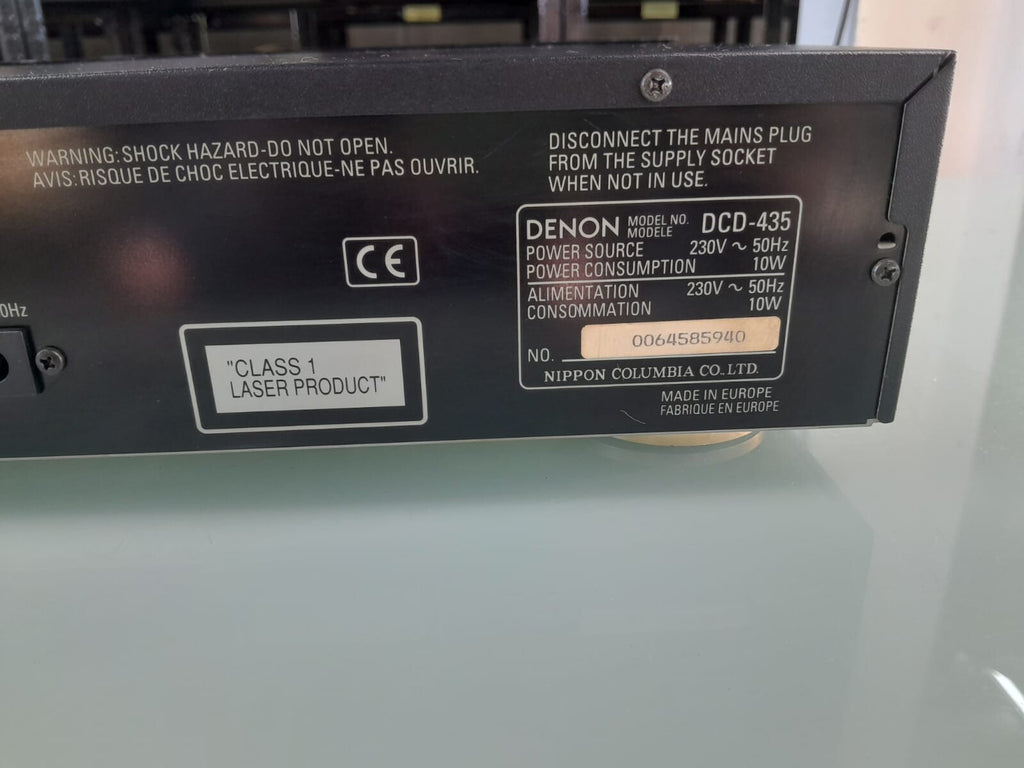 DENON DCD 435 PCM AUDIO TECHNOLOGY / CD PLAYER