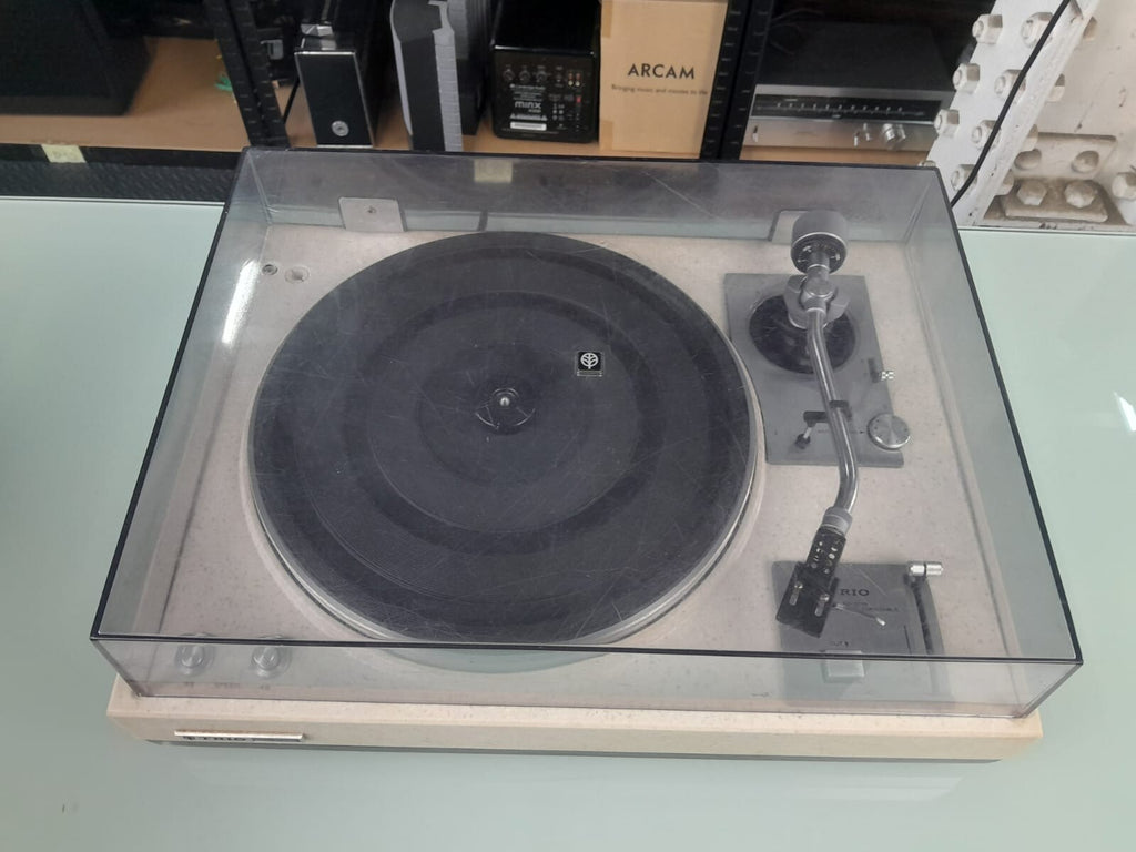 TRIO KD 2055 AUTOMATIC RETURN BELT DRIVE TURNTABLE