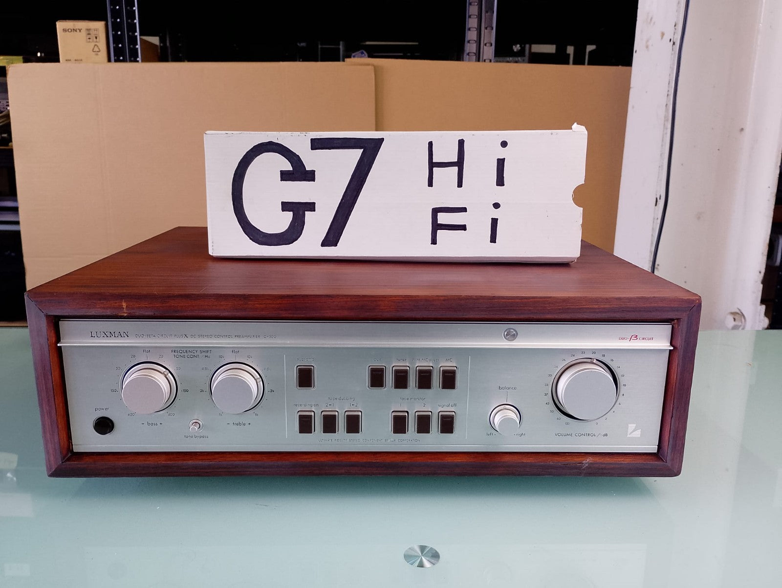 LUXMAN C 300 DUO-BETA CIRCUIT PLUS X DC STEREO CONTROL PREAMPLIFIER