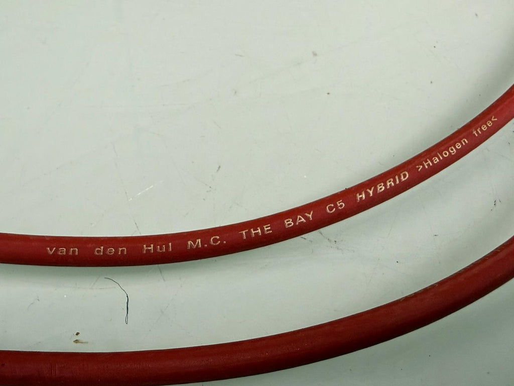 VAN DEN HUL M.C THE BAY C5 HYBRID HALOGEN RCA INTERCONNECT CABLE