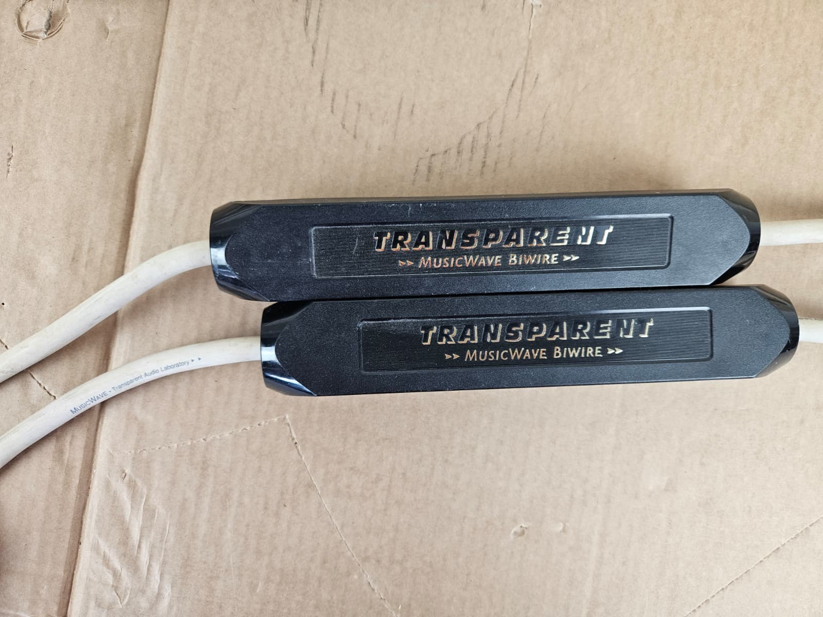 TRANSPARENT MUSICWAVE BI WIRE SPEAKER CABLES