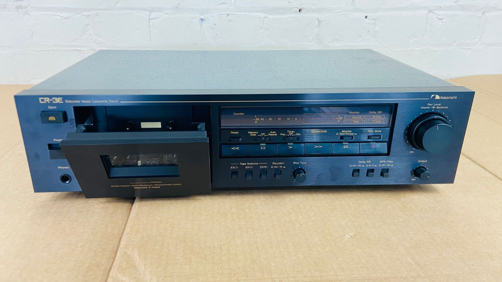 SERVICED NAKAMICHI CR 3E DISCRETE HEAD CASSETTE DECK