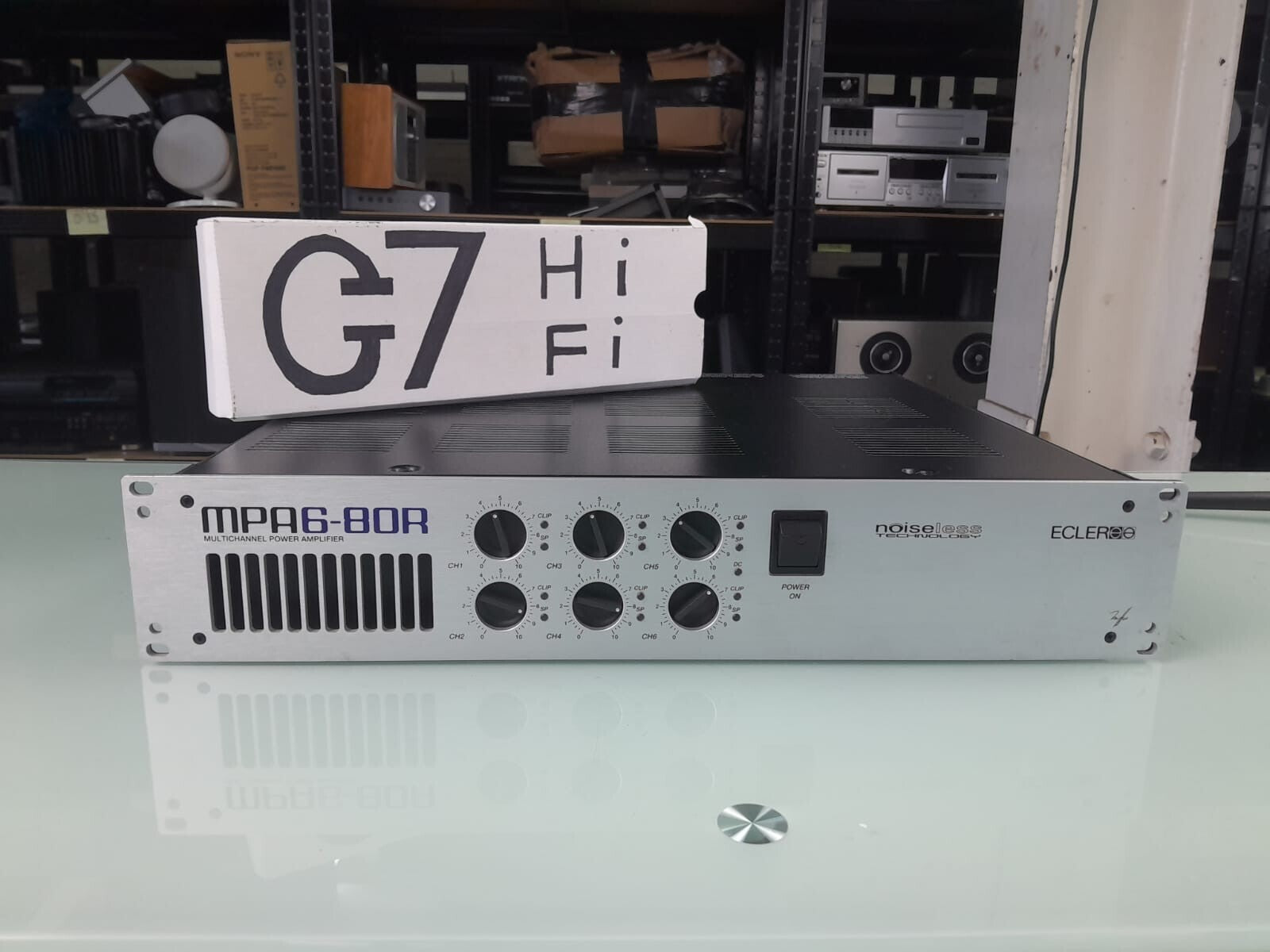 ECLER MPA6 80R MULTICHANNEL POWER AMPLIFIER #002
