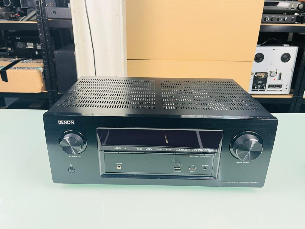 DENON AVR X2300W INTEGRATED NETWORK AV RECEIVER WITH MANUAL AND REMOTE