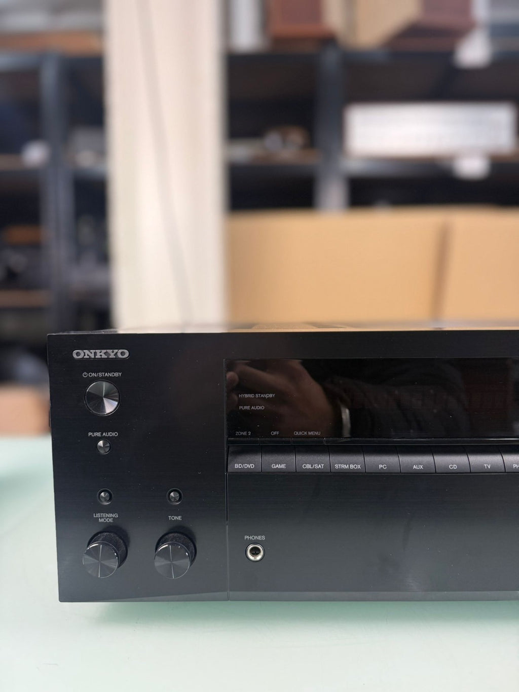 ONKYO TX NR696 AV RECEIVER WITH REMOTE