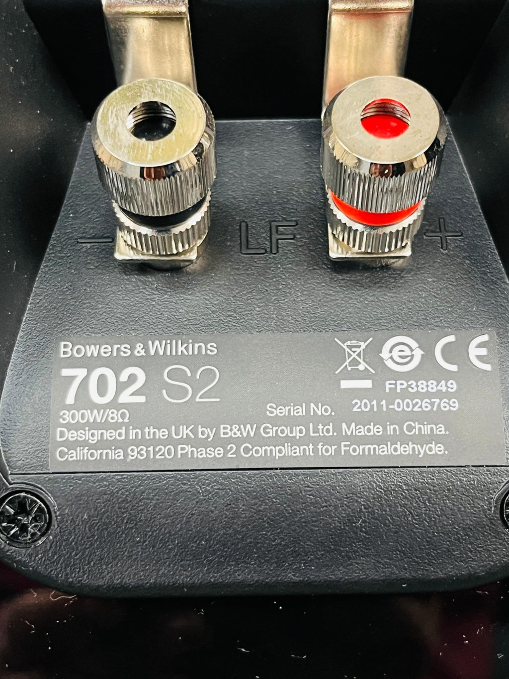 BOWERS & WILKINS B&W 702 S2 FLOOR STANDING SPEAKERS