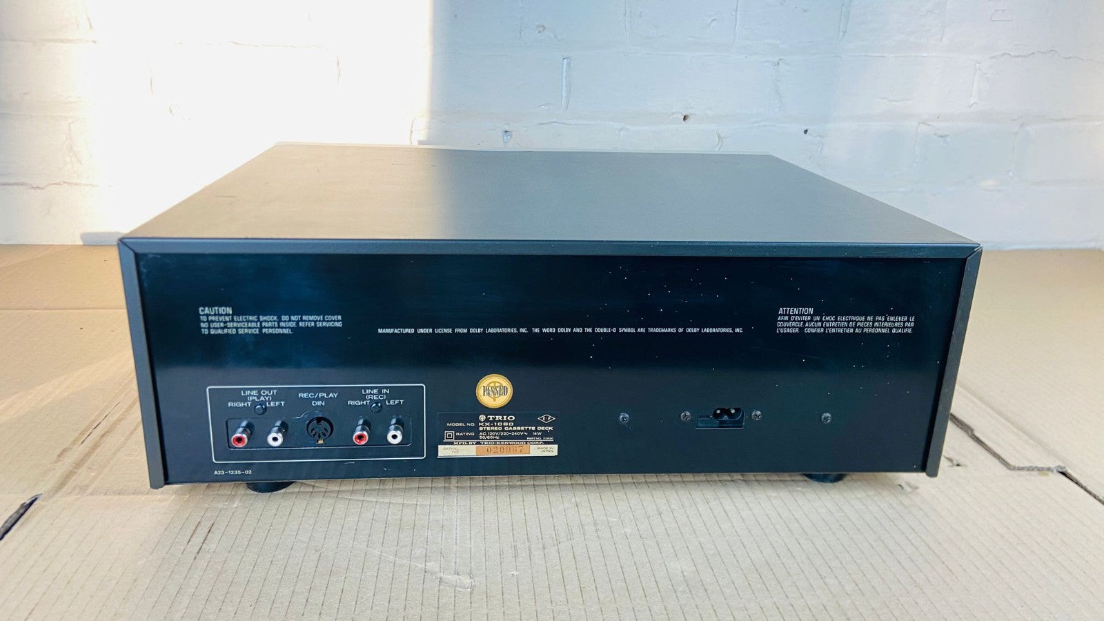 TRIO KX 1060 STEREO CASSETTE DECK