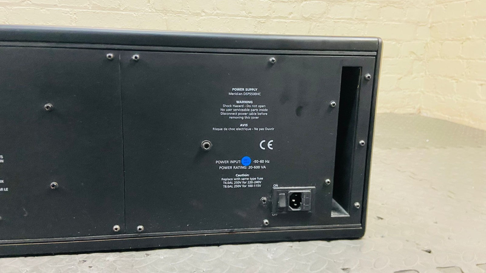 MERIDIAN DSP 5500 HC 24/96 CENTER SPEAKER BOOTHROYD STUART