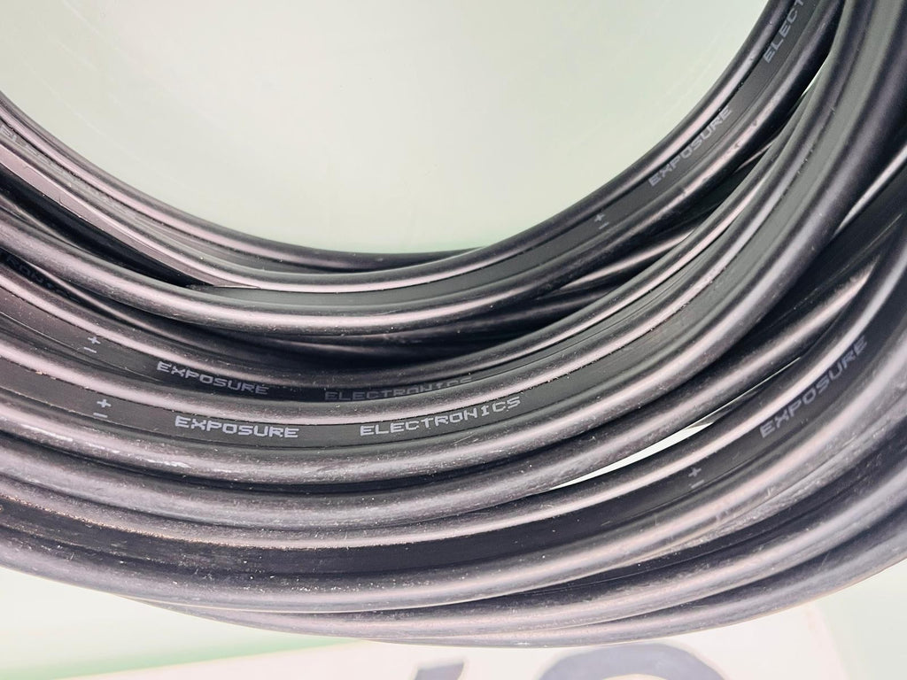 EXPOSURE ELECTRONICS SPEAKER CABLES WITH NAKAMICHI CONNECTORS