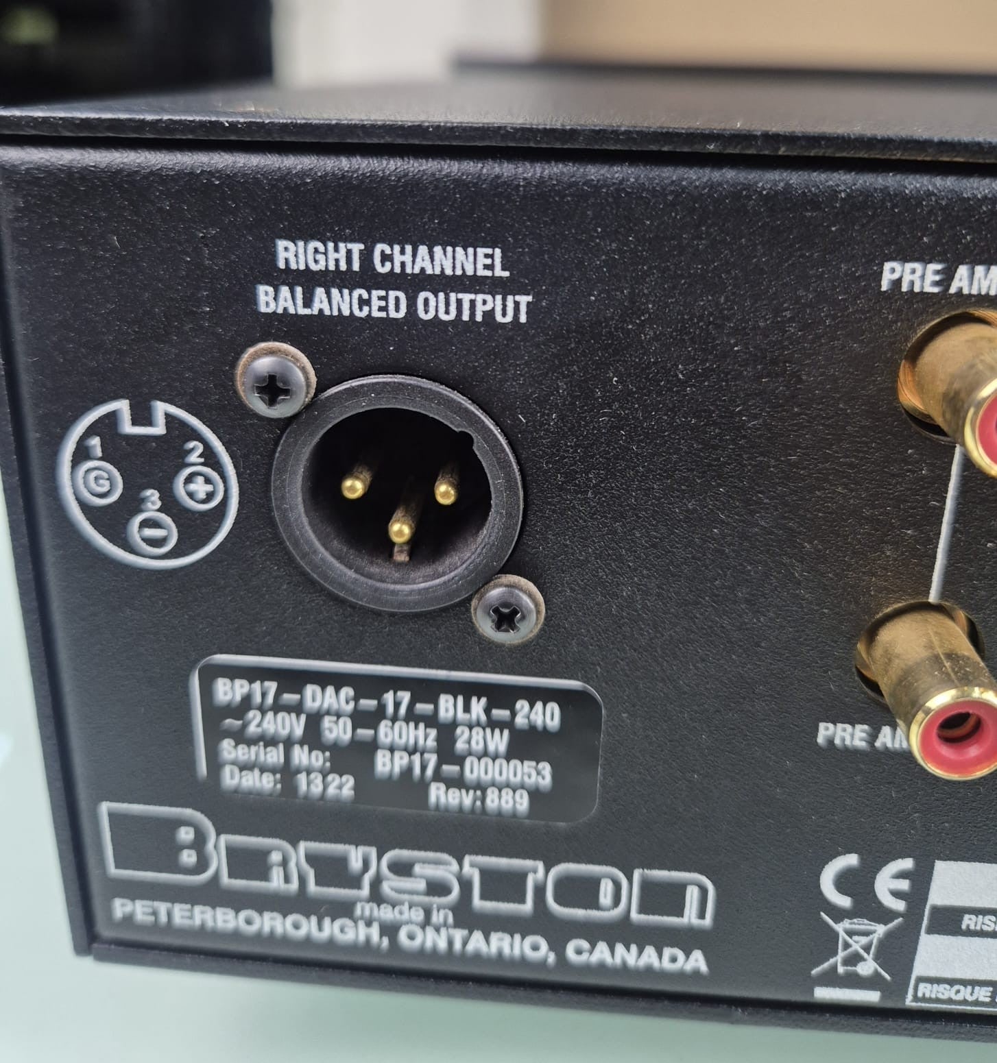 BRYSTON BP17 PREAMPLIFIER