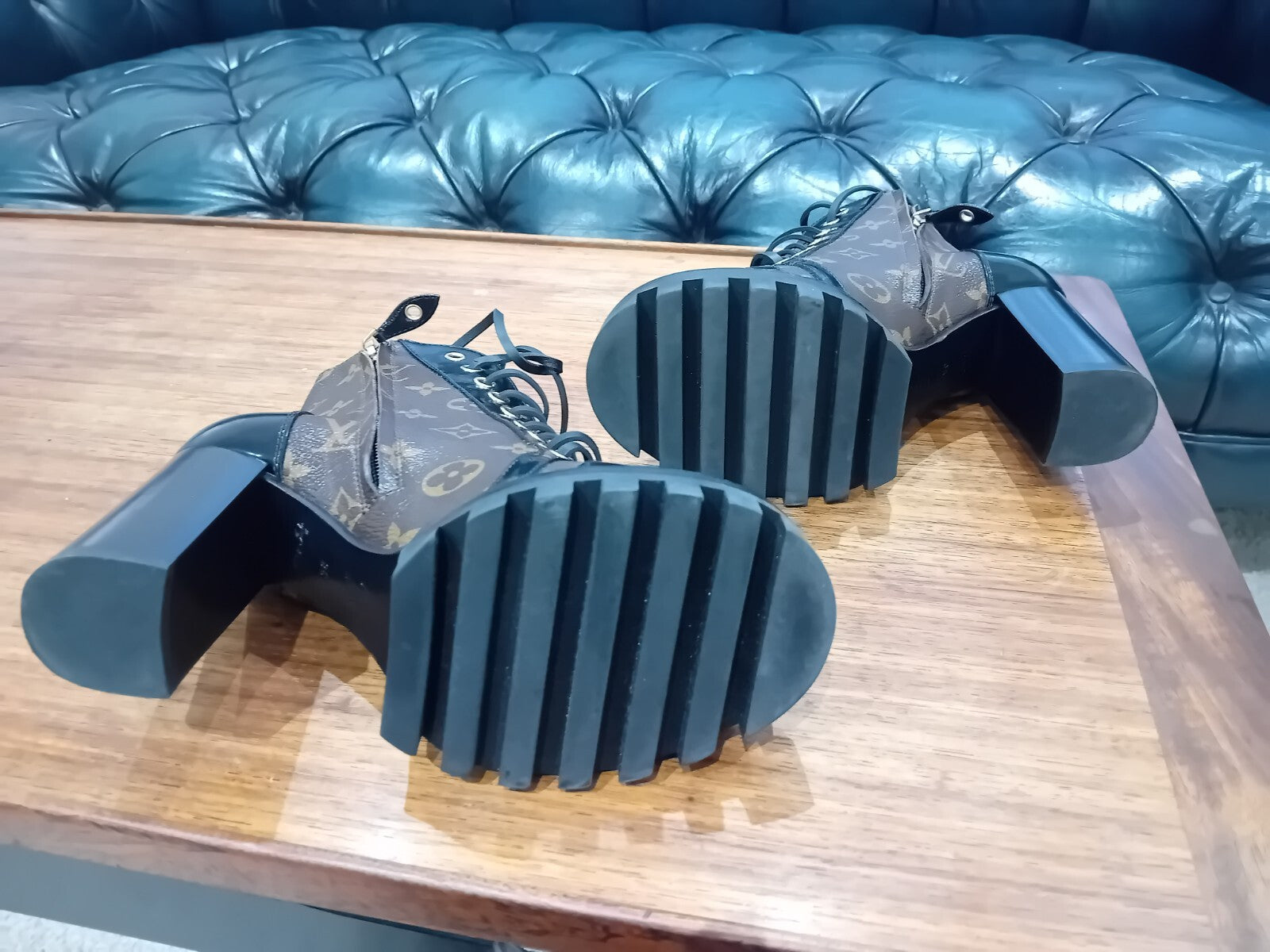 Louis Vuitton Star Trail Ankle Boots LV HIGH HEELS