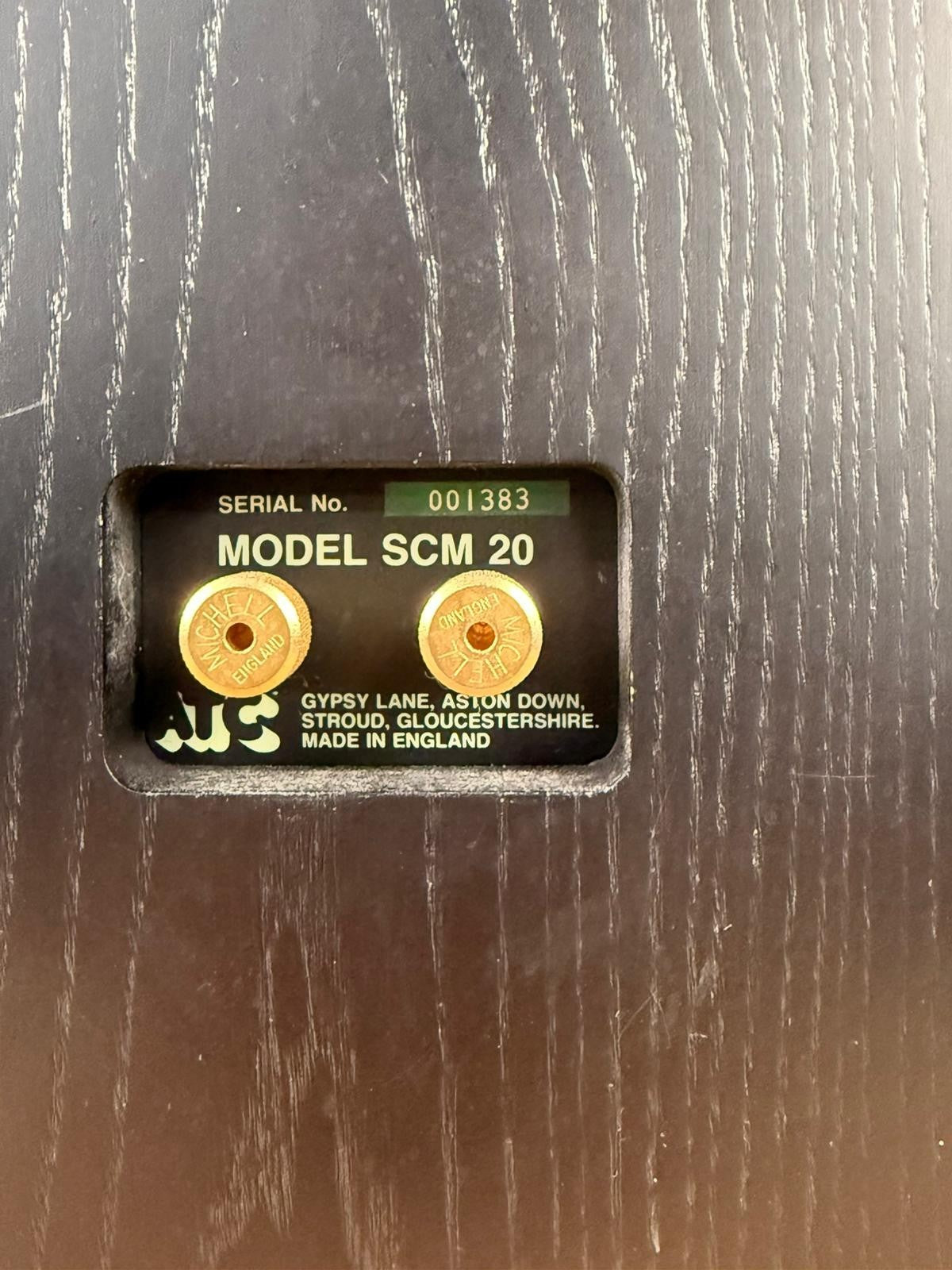 ATC SCM 20 PASSIVE STUDIO MONITOR SINGLE SPEAKER