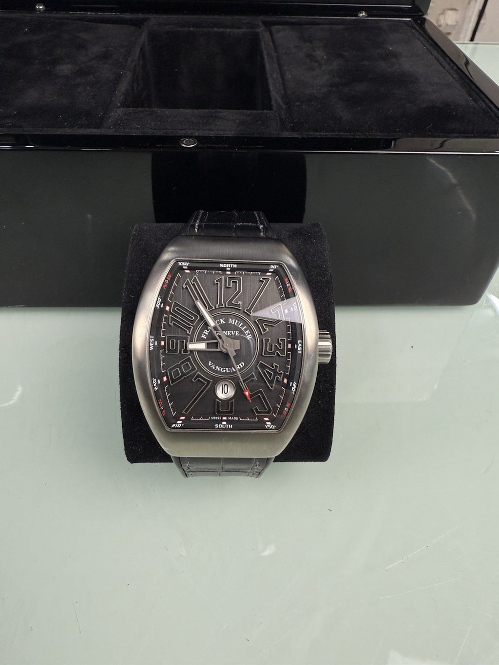 FRANCK MULLER VANGUARD GENEVE MASTER OF COMPLICATIONS V 45 Sc Dt TT BR NR WATCH