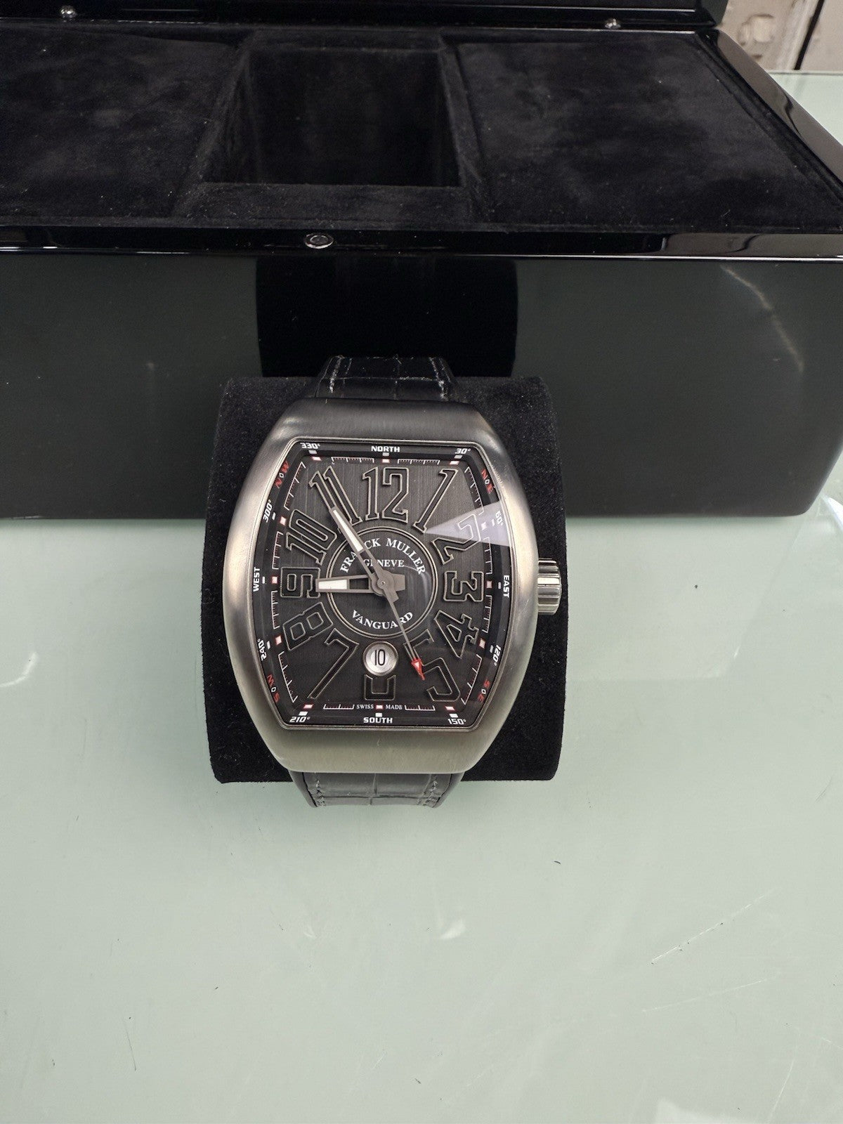 FRANCK MULLER VANGUARD GENEVE MASTER OF COMPLICATIONS V 45 Sc Dt TT BR NR WATCH