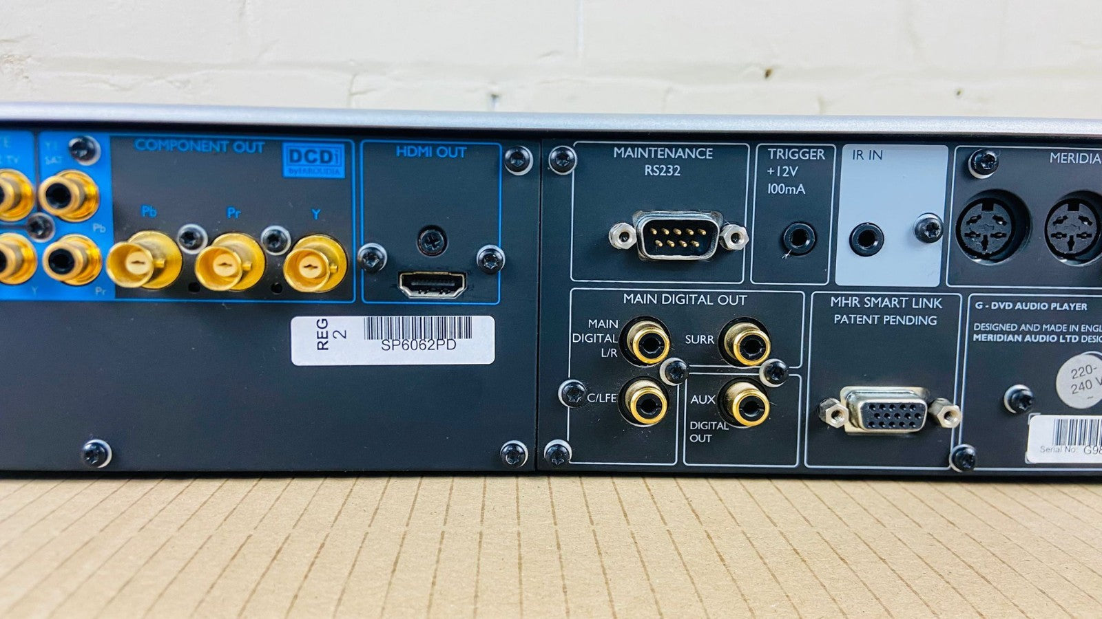 MERIDIAN G98 DVD AUDIO TRANSPORT