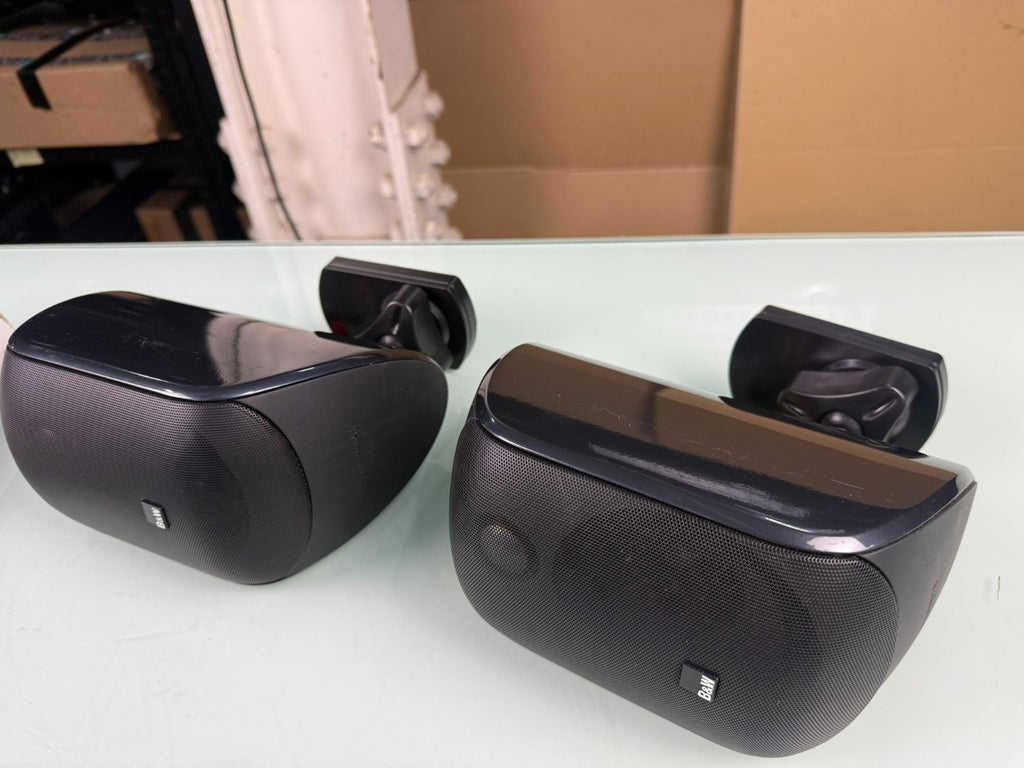 BOWERS & WILKINS B&W M 1 SPEAKERS WITH WALL BRACKETS