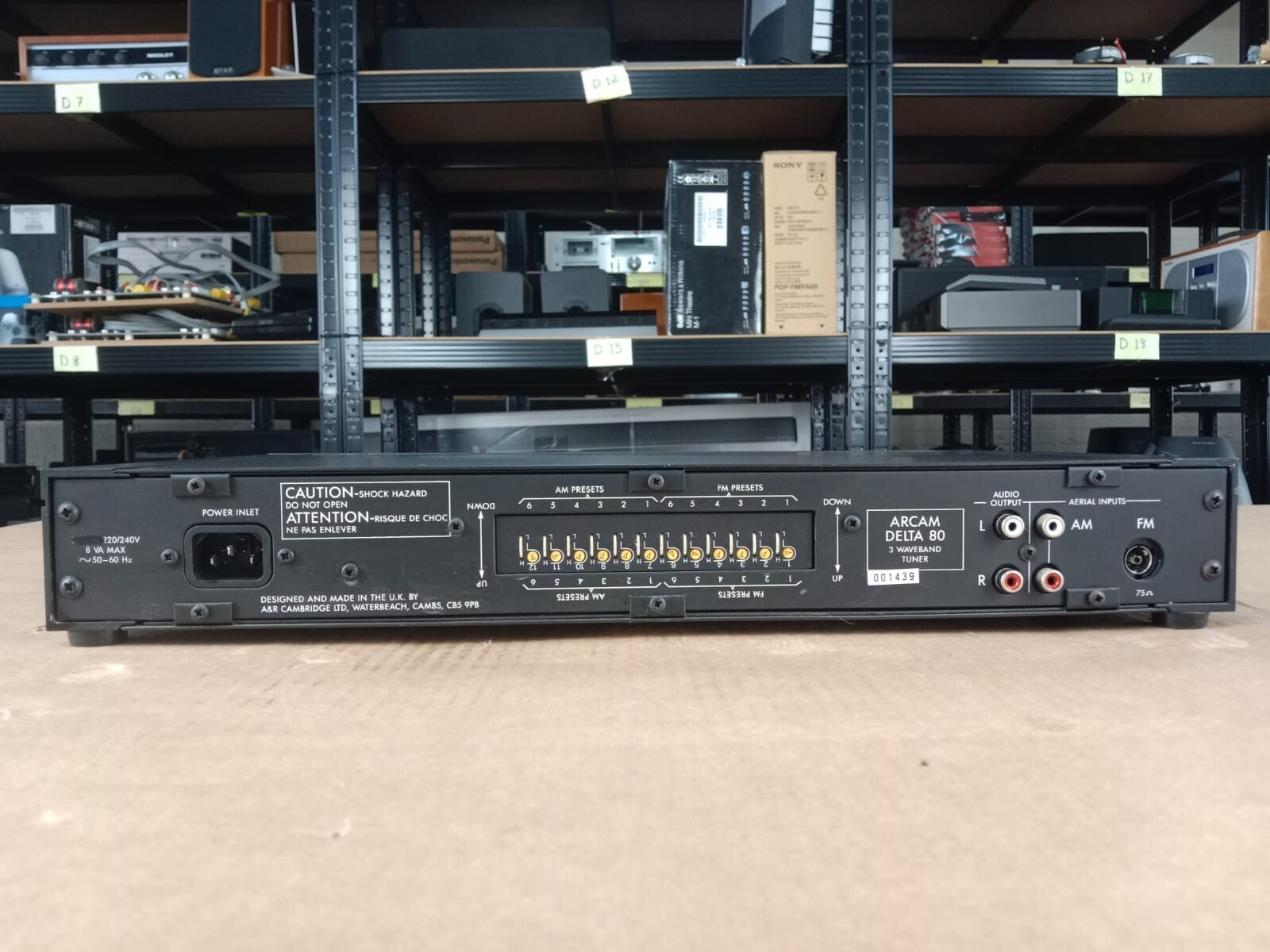 Arcam Delta 80 AM FM Stereo Tuner