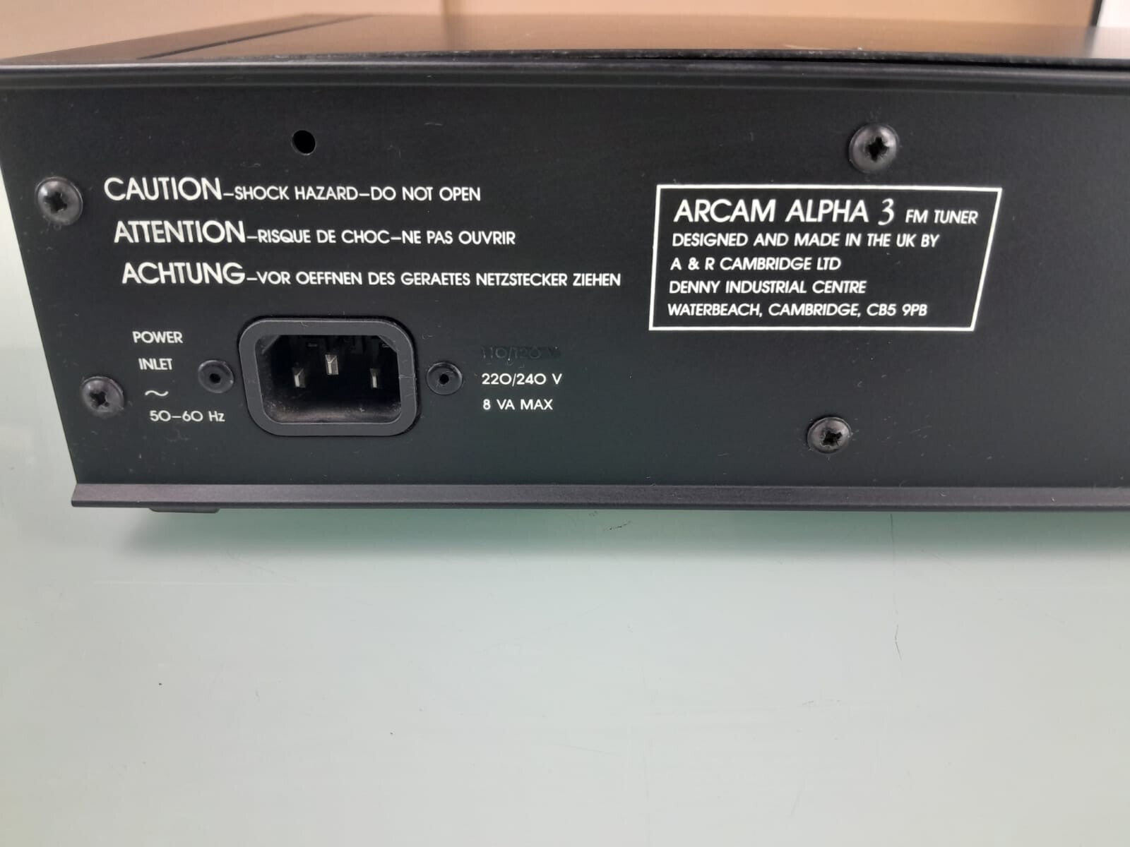 ARCAM ALPHA 3 FM STEREO TUNER