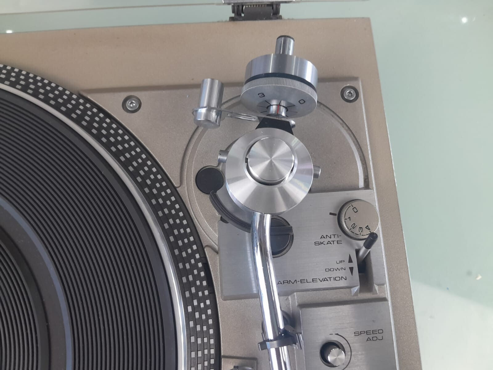 PIONEER PL 518 DIRECT DRIVE STEREO TURNTABLE WITH ADC 10E MK IV CARTRIDGE