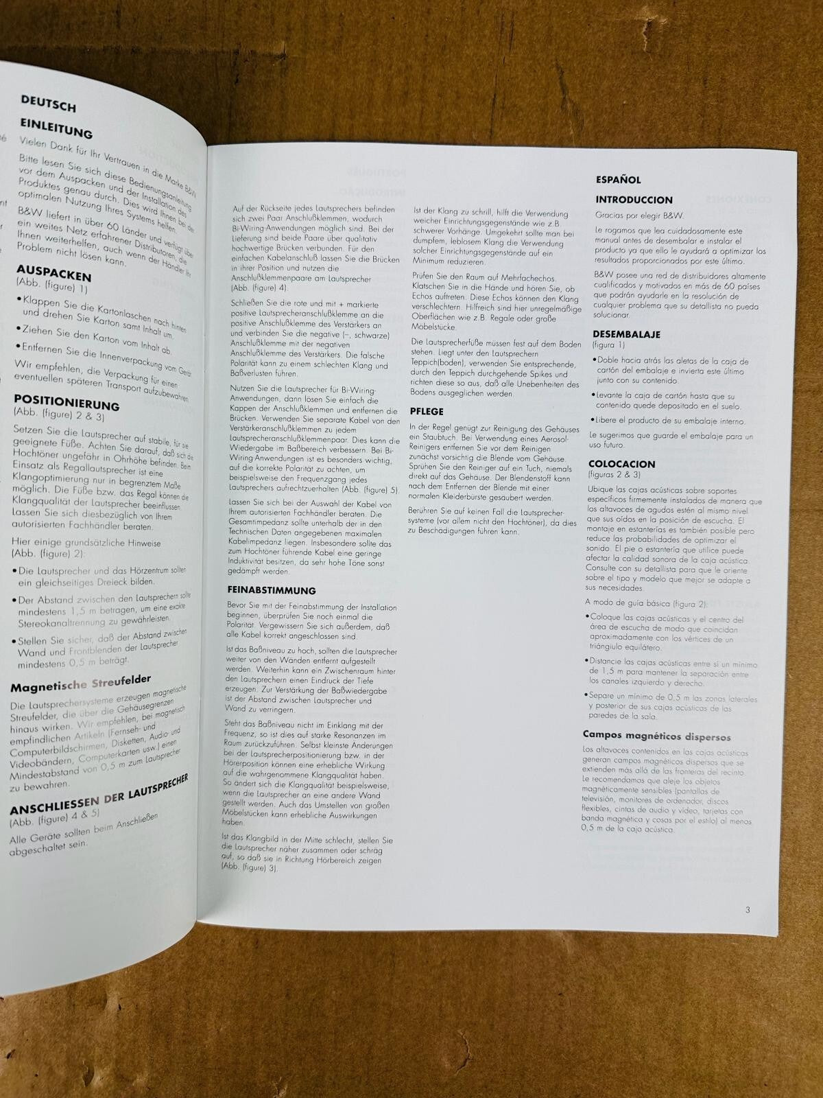 Bowers & Wilkins B&W 600 Series2 DM601 S2 and DM602 S2 Owner's Manual