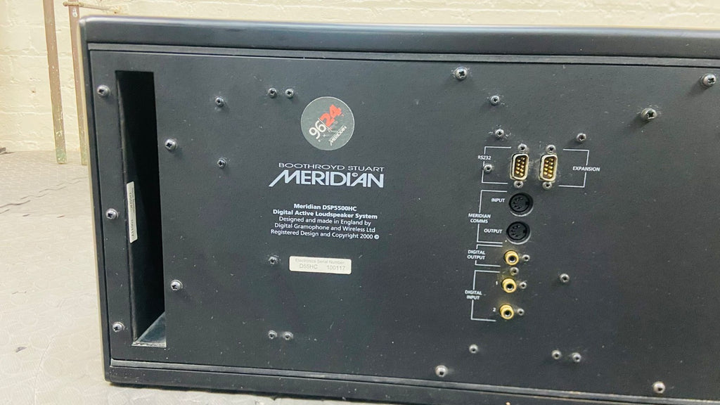 MERIDIAN DSP 5500 HC 24/96 CENTER SPEAKER BOOTHROYD STUART