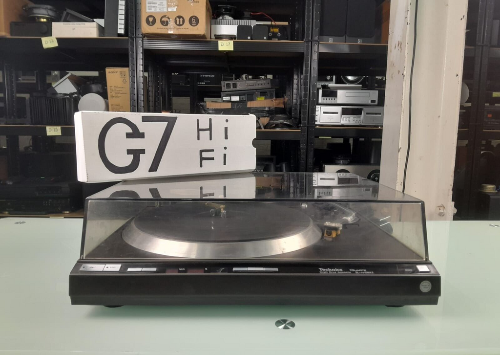 TECHNICS SL 1410 MK2 AUDIO TECHNICA QUARTZ DIRECT DRIVE AUTOMATIC TURNTABLE