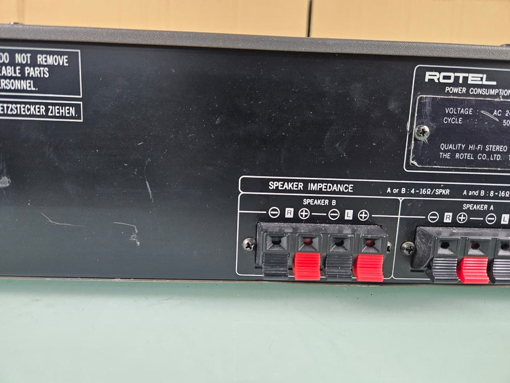 ROTEL RB 1010 STEREO DC POWER AMPLIFIER