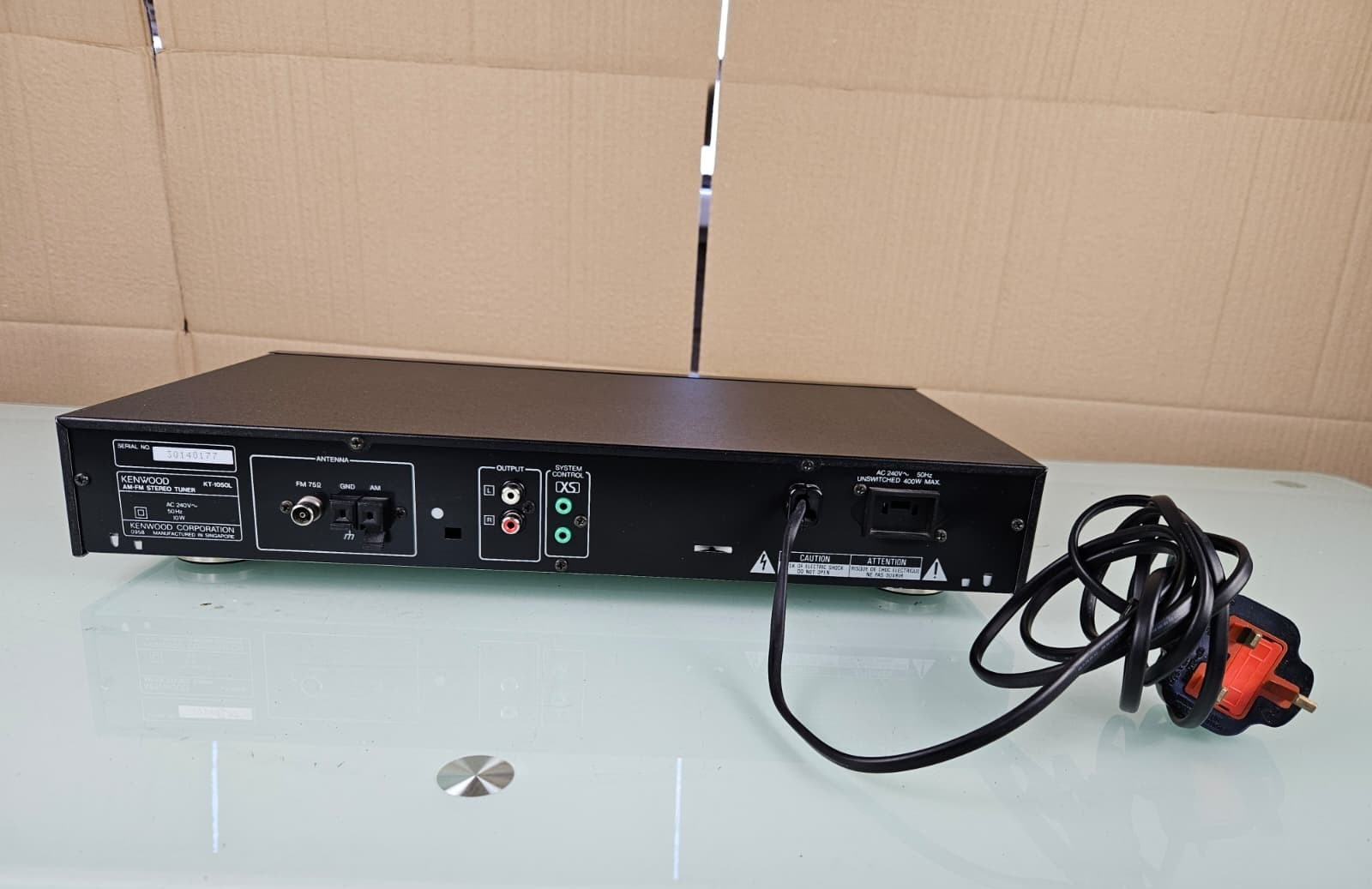 KENWOOD KT 1050L FM-AM STEREO TUNER