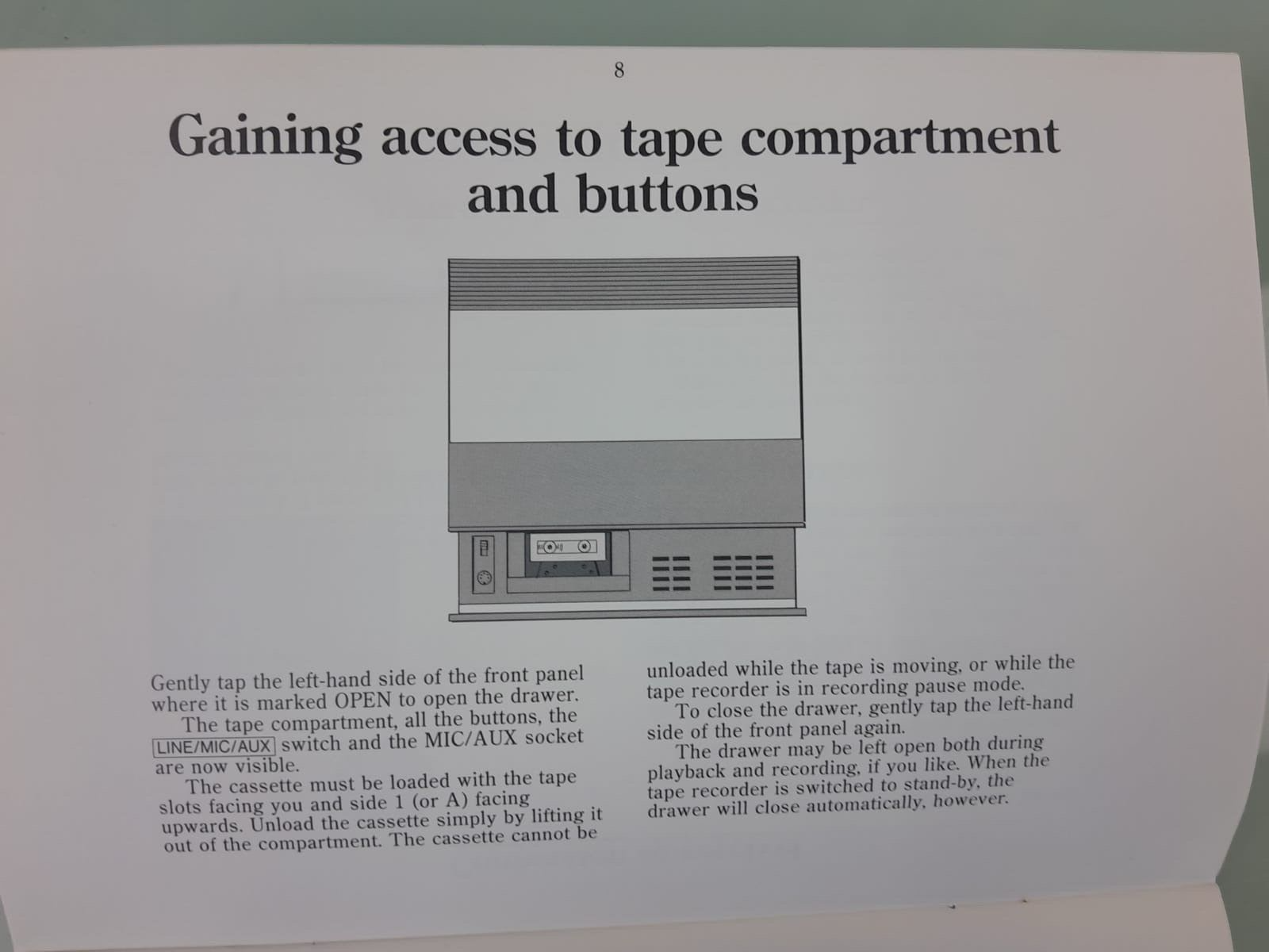BANG & OLUFSEN B&O BEOCORD 5500 OWNER'S MANUAL