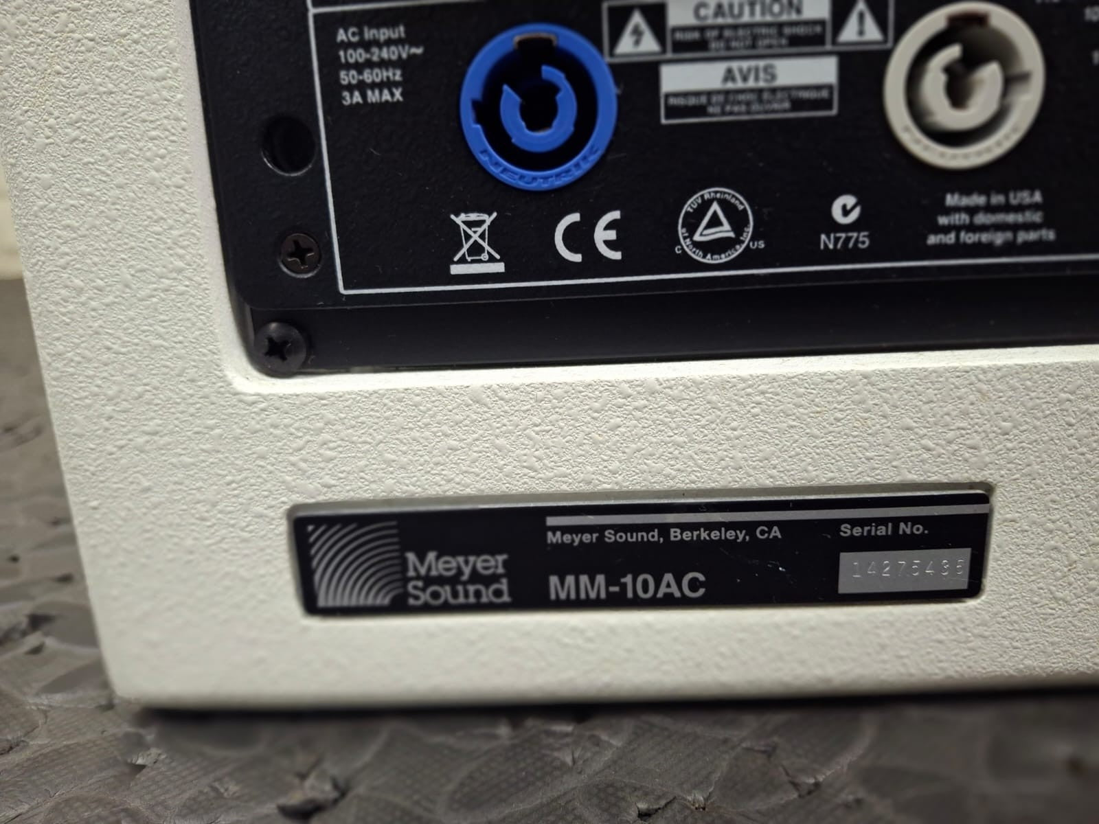 MEYER SOUND MM 10AC SUBWOOFER #003