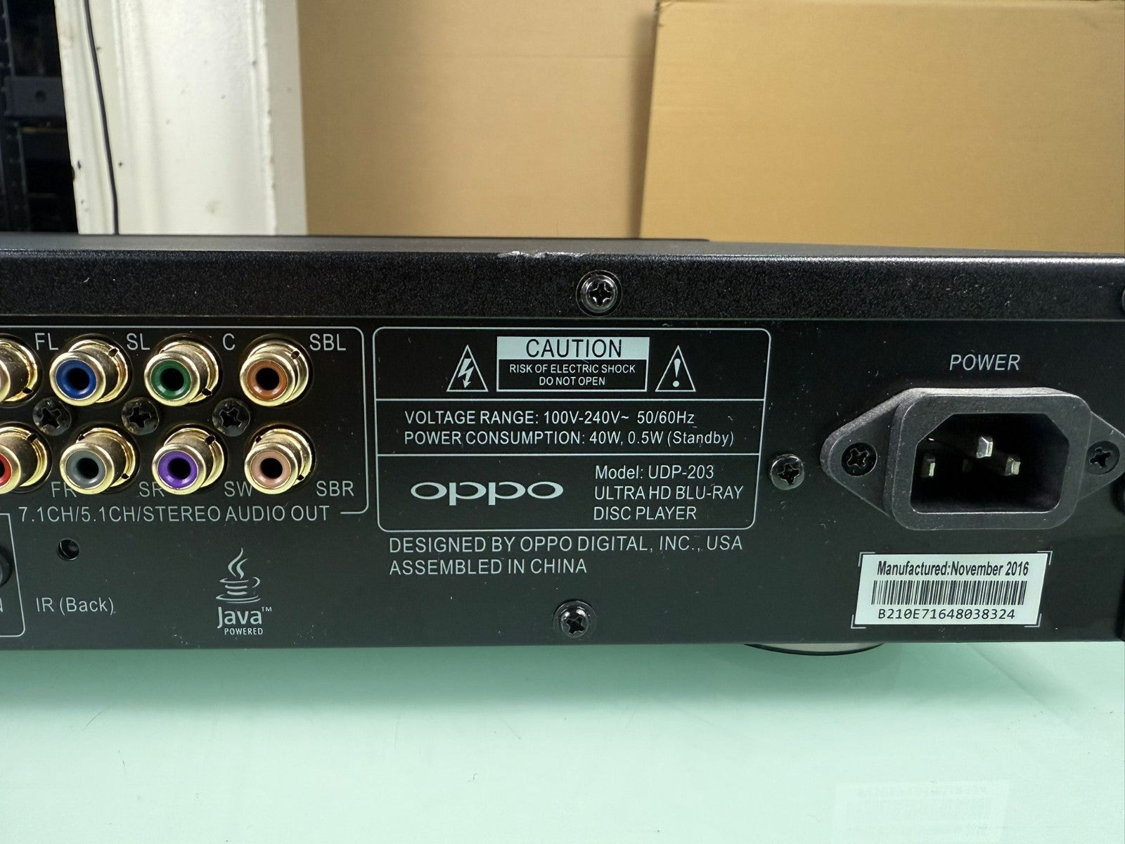 OPPO UDP 203 ULTRA HD BLU-RAY DISC PLAYER WITH REMOTE