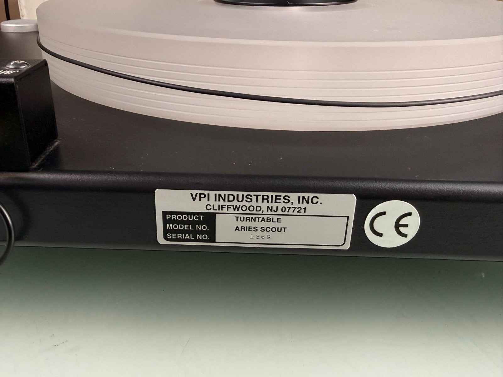 VPI ARIES SCOUT TURNTABLE JMW MEMORIAL TONEARM