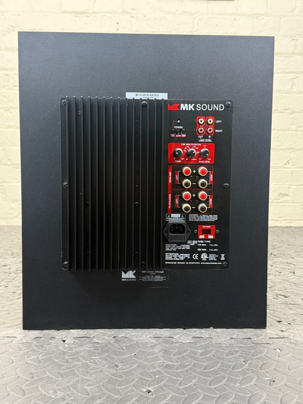 Miller Kreisel  M&K SOUND SB1250 SUBWOOFER