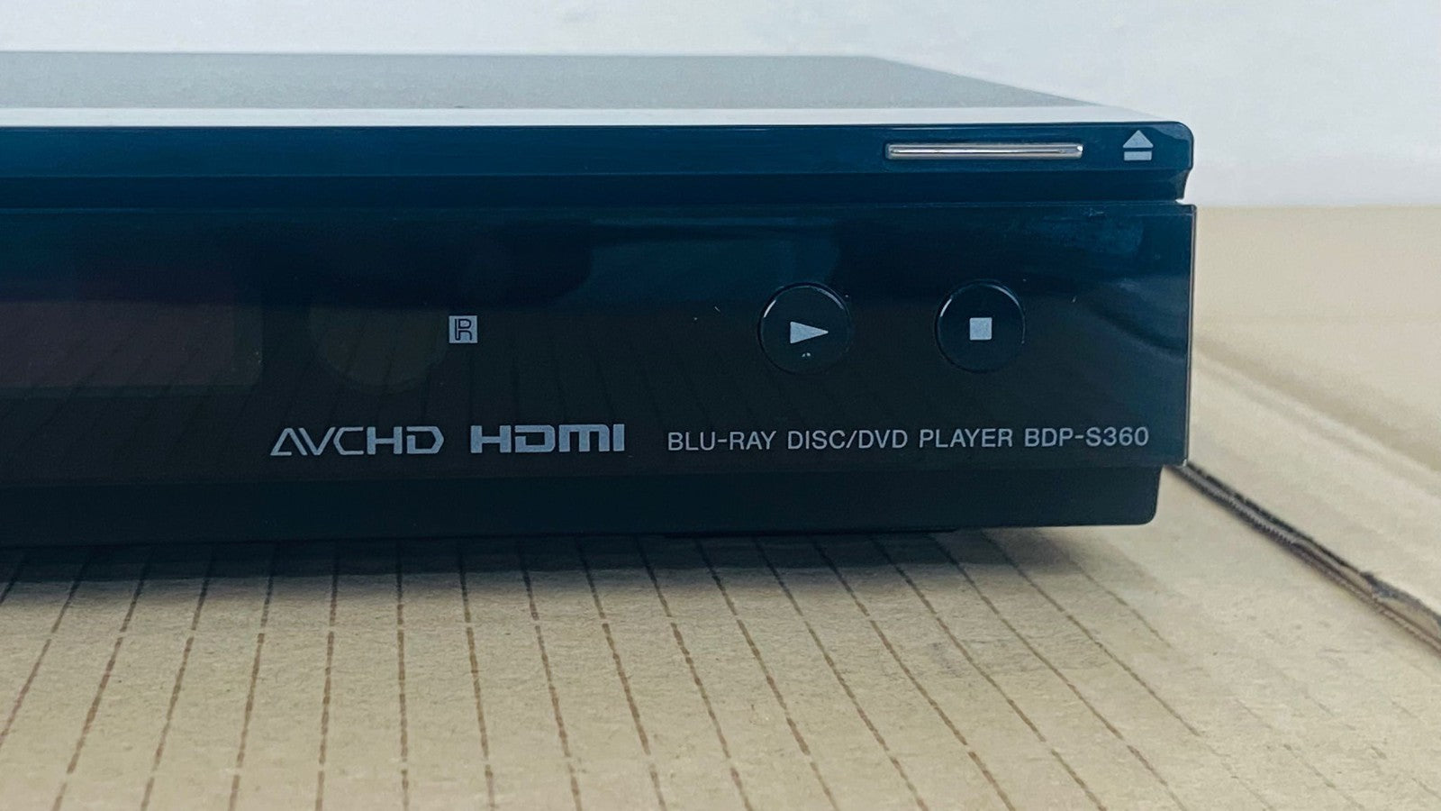 SONY BDP S360 BLU-RAY DISC/DVD PLAYER WITH REMOTE