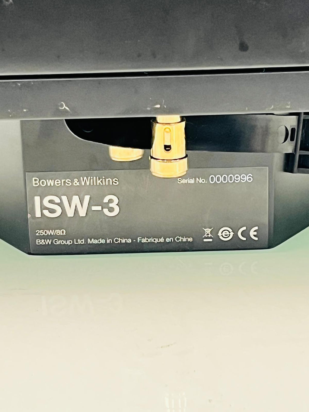 BOWERS & WILKINS B&W ISW 3 IN-WALL / ON CEILING SUBWOOFER