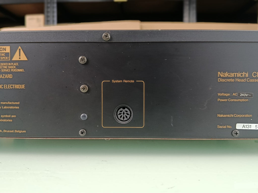 NAKAMICHI CR 4E DISCRETE HEAD CASSETTE DECK