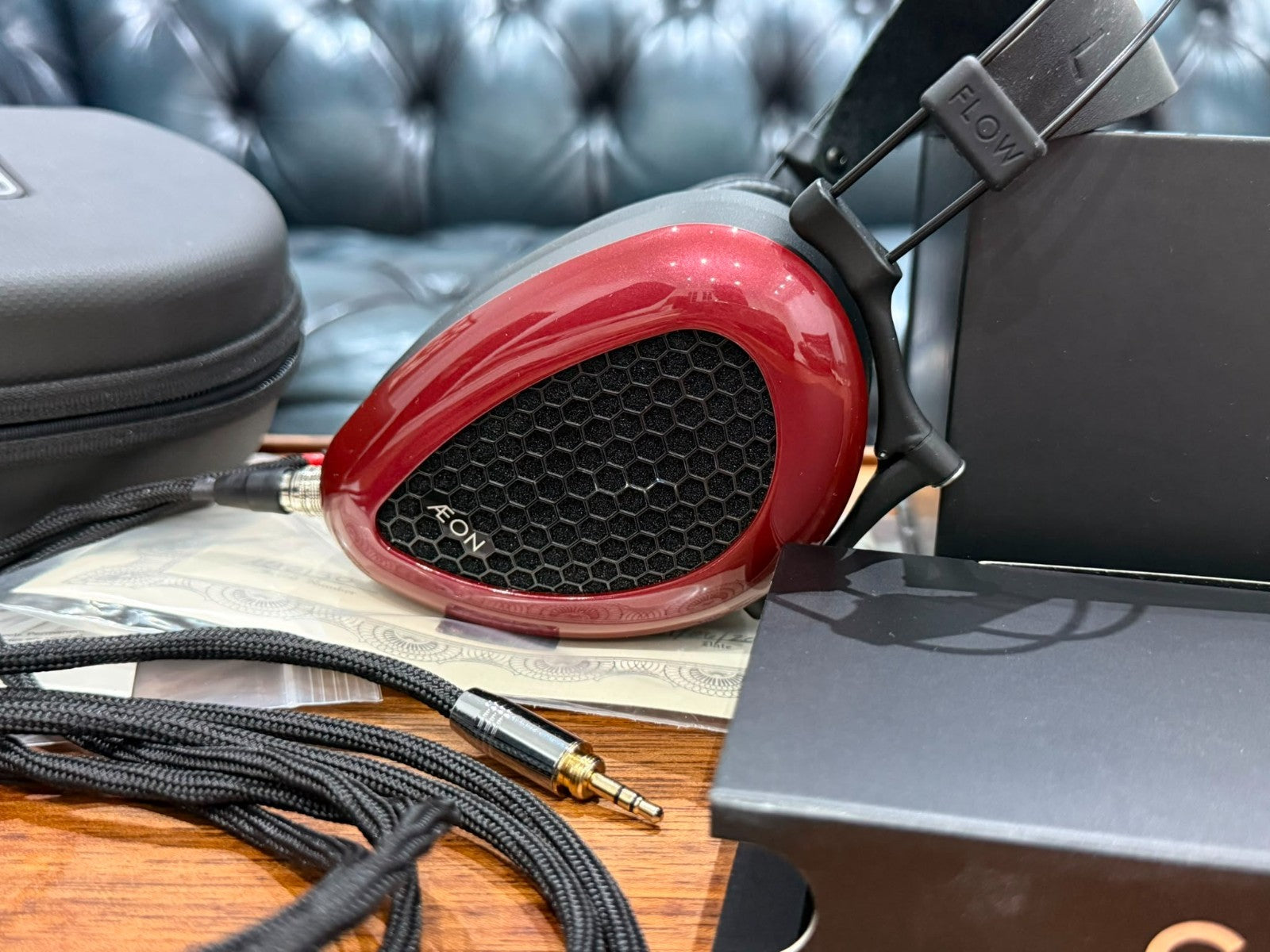 DAN CLARK AUDIO MRSPEAKERS AE ON 2 OPEN HEADPHONES