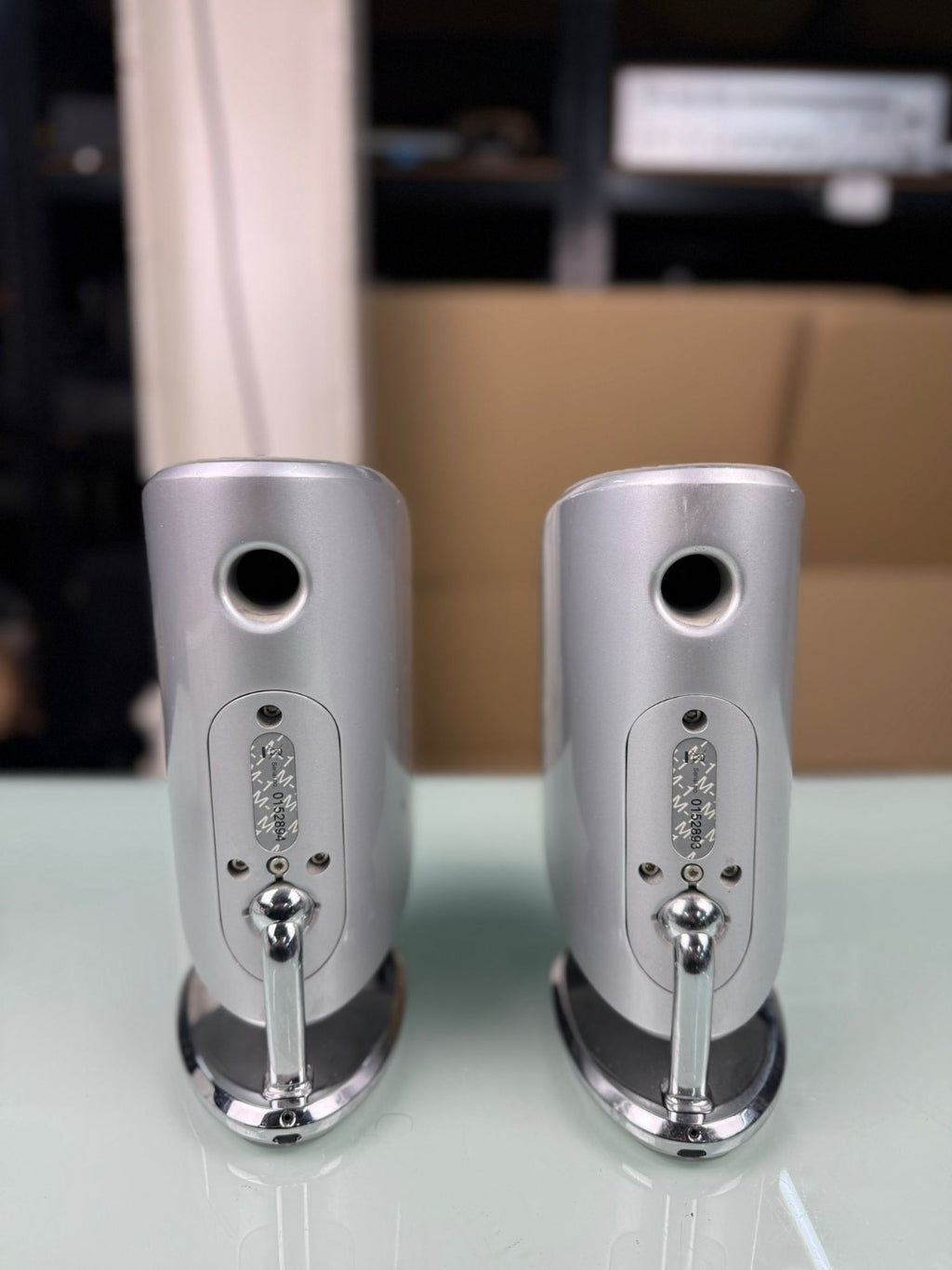 BOWERS & WILKINS B&W M 1 MK1 SPEAKERS WITH TABLE STAND #002