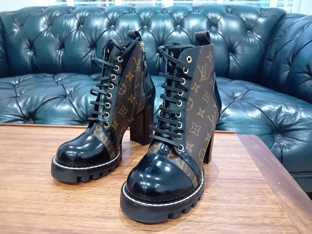 Louis Vuitton Star Trail Ankle Boots LV HIGH HEELS