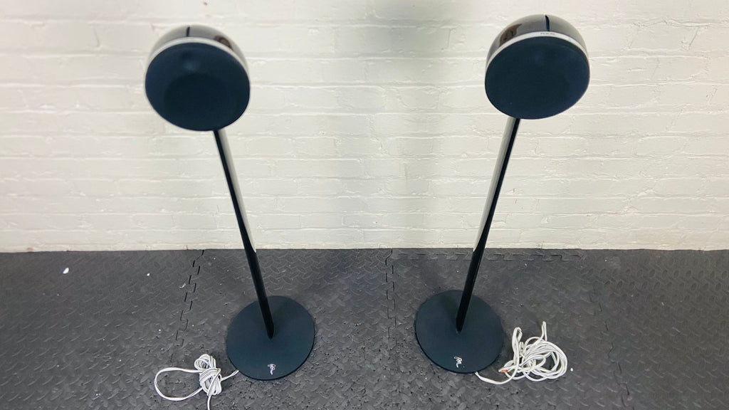 FOCAL DOME COMPACT SPEAKERS WITH FLOOR STANDS
