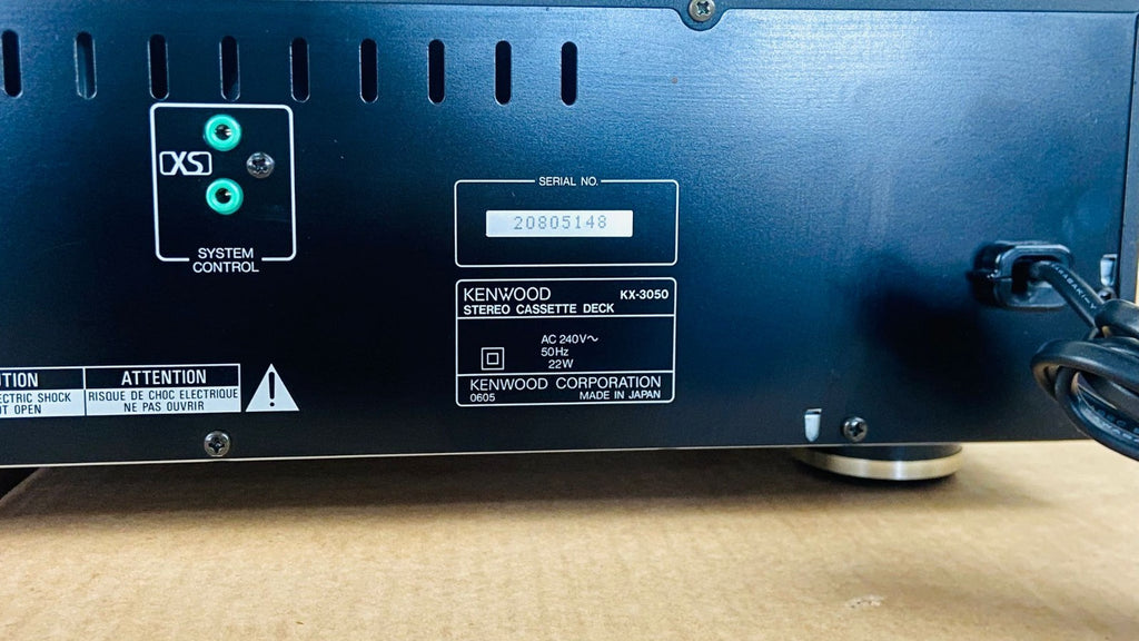 SERVICED KENWOOD KX 3050 STEREO CASSETTE DECK