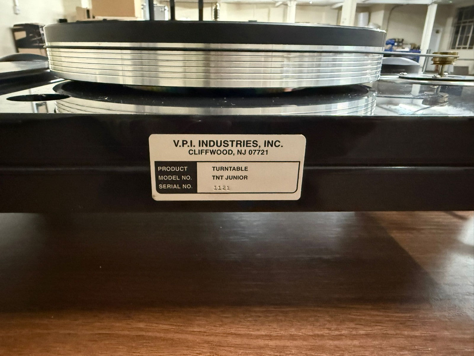 V P I INDUSTRIES INC TNT JUNIOR TURNTABLE