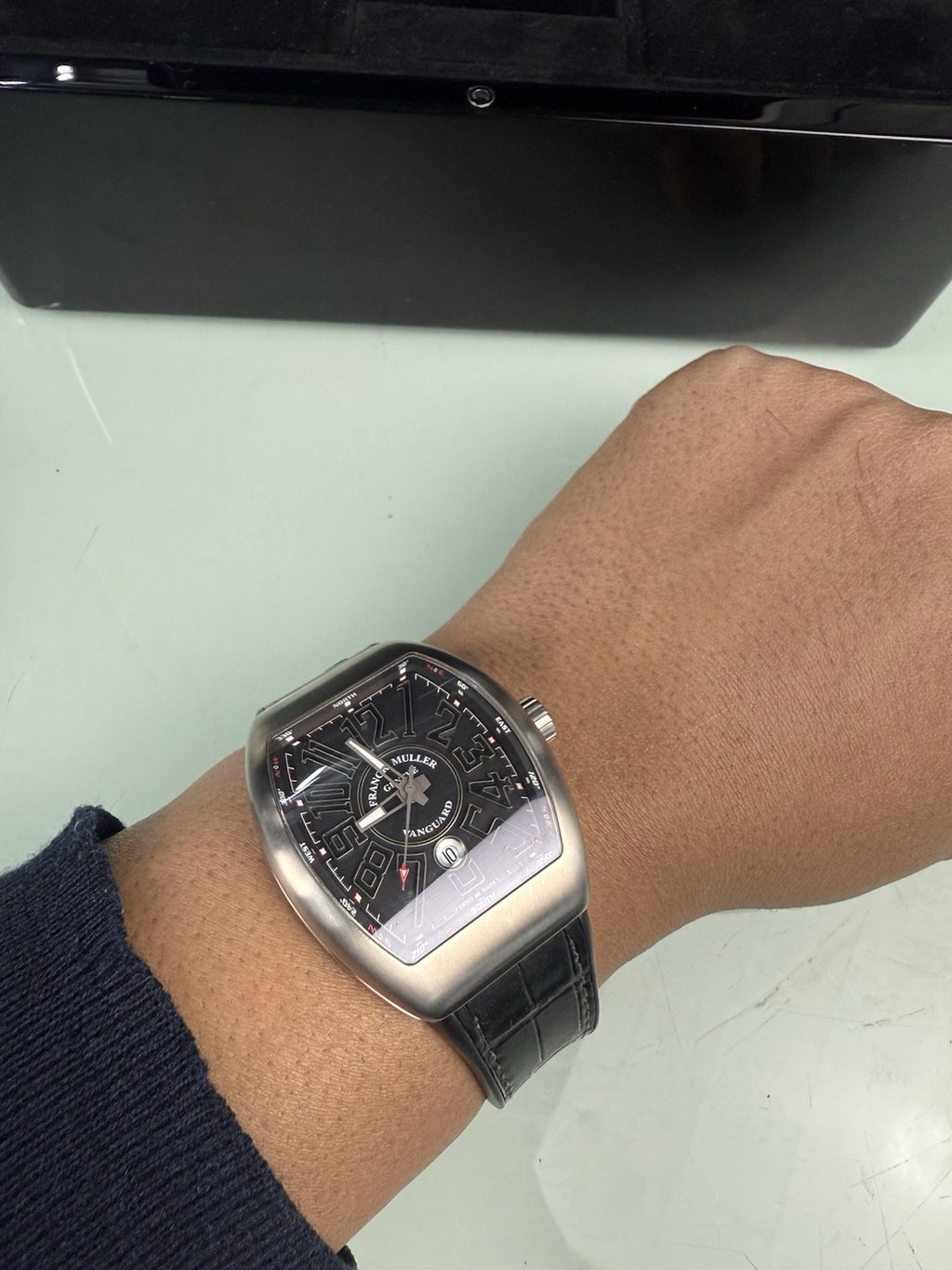 FRANCK MULLER VANGUARD GENEVE MASTER OF COMPLICATIONS V 45 Sc Dt TT BR NR WATCH