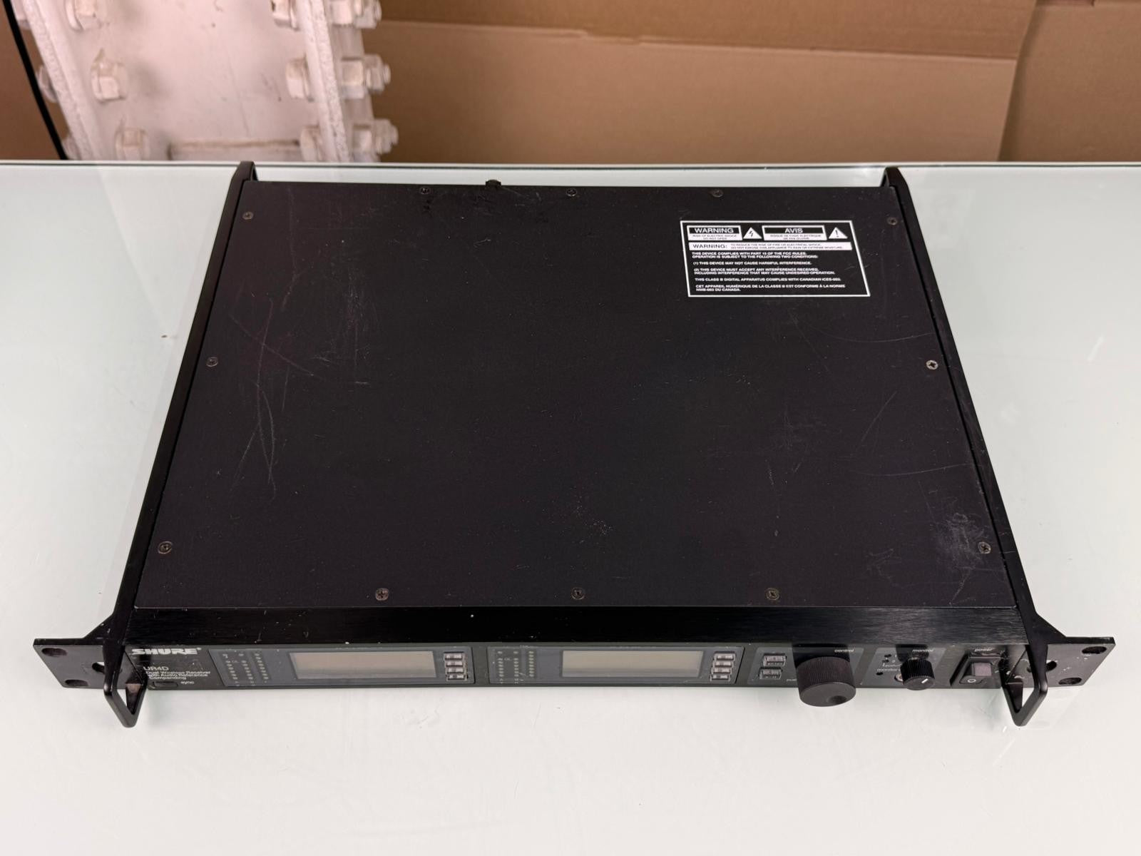 Shure UR4D J5E Dual Channel Wireless Receiver 578-638 MHz #002