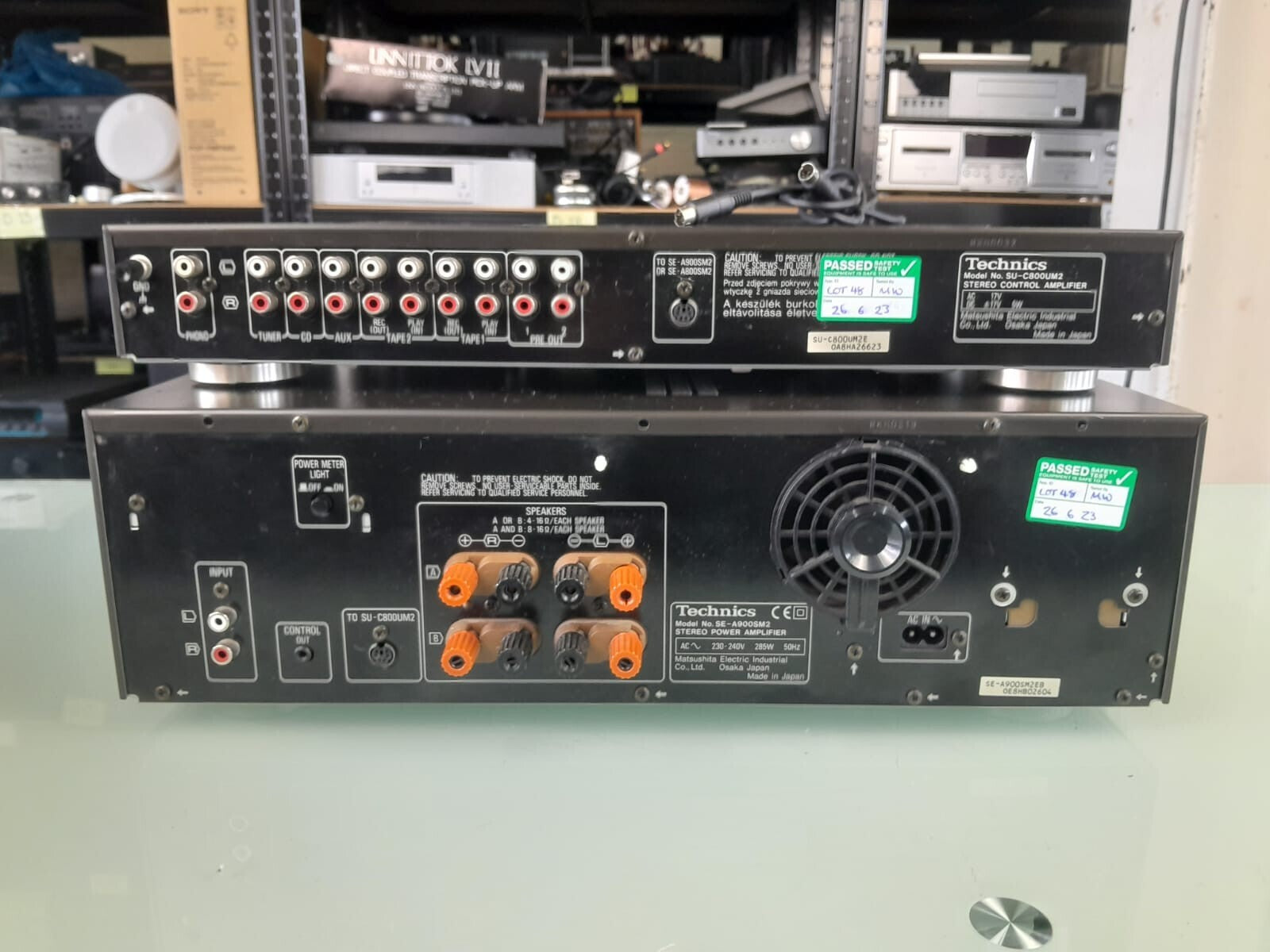 TECHNICS SU C800U M2 STEREO CONTROL & SE A900S M2 STEREO POWER AMPLIFIER