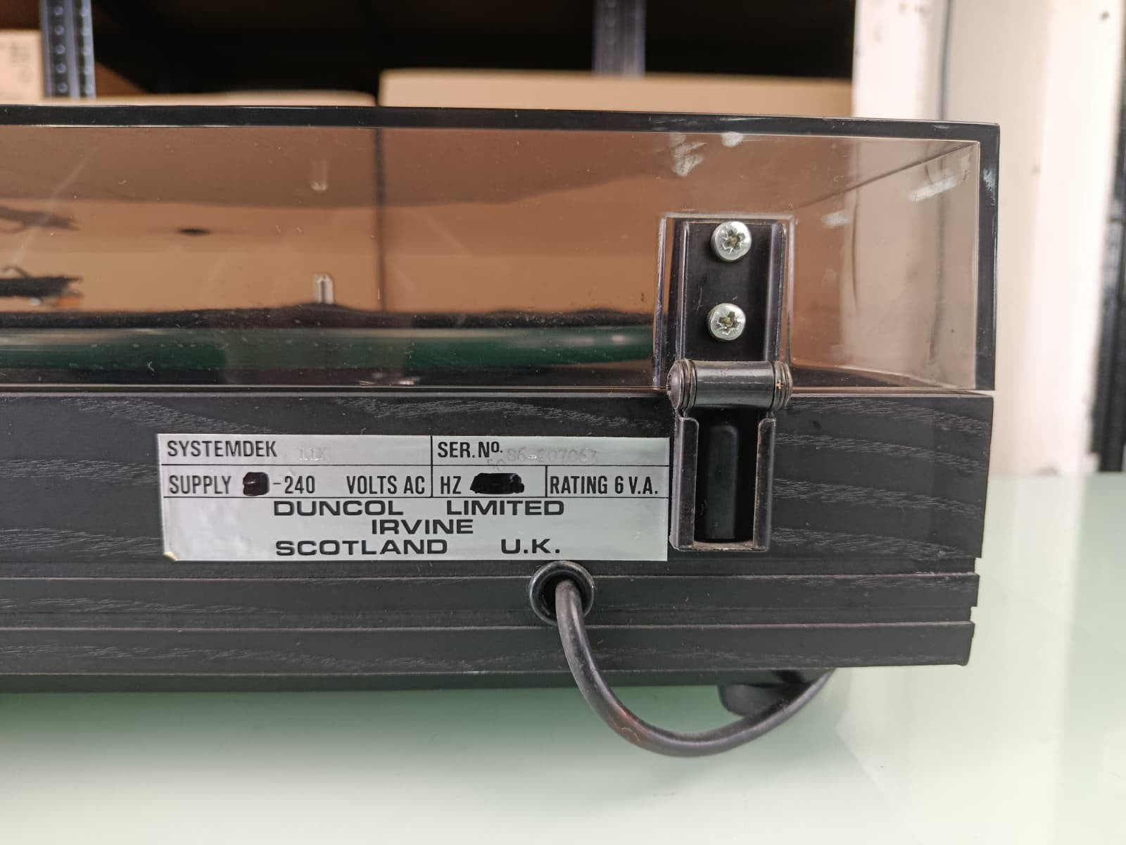 SYSTEMDEK IIX TURNTABLE WITH LINN BASIK PLUS TONEARM